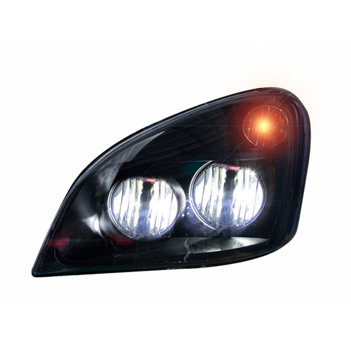 Faro Refividrio Para Freightliner Cascadia 125 Luz Led Izquierdo