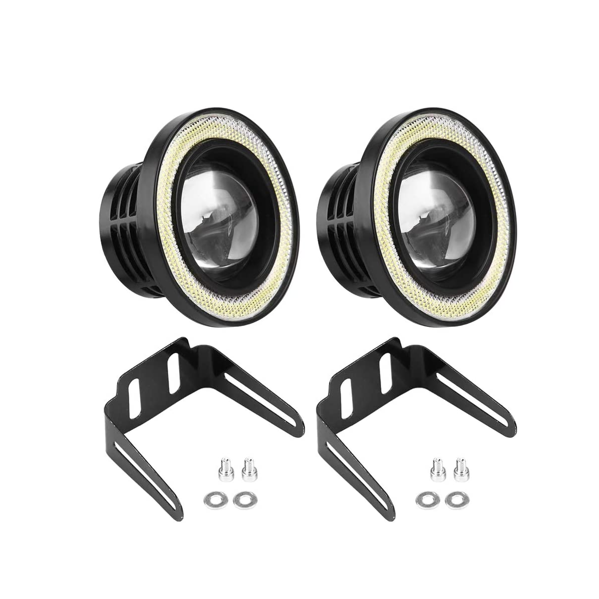 Foto 3 pulgar | Faros Antiniebla Led 2 PZAS Eo Safe Imports Esi-5432 color Negro