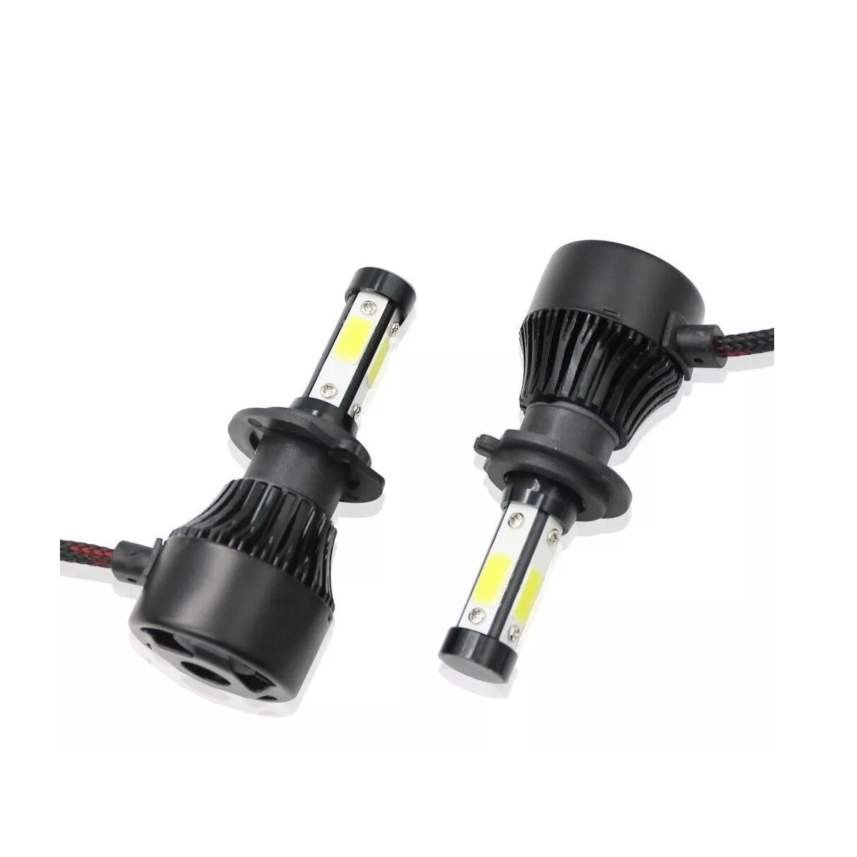 Foto 4 pulgar | Kit De Faros Delanteros De 4 Lados Conector H7 2pzs Eo Safe Imports Esi-6554 color Negro