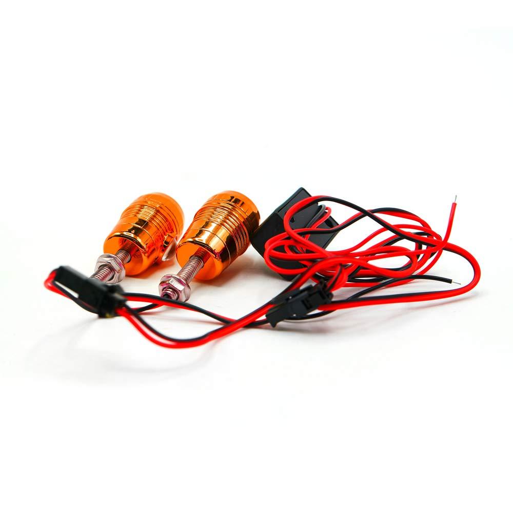 Foto 7 pulgar | Faro Led Con Lupa Tipo Cilindro Delantero O Trasero Estrobo Para Motocicleta