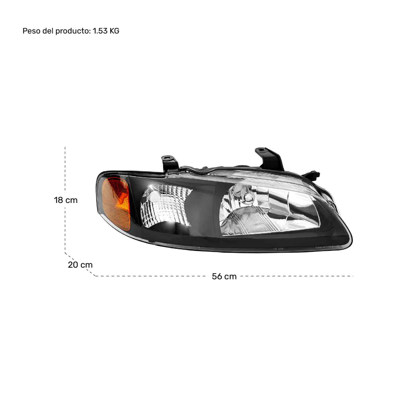 Foto 8 pulgar | Par de Faros Gutstark para Sentra Universal Modelo 2000 2001 2002 2003