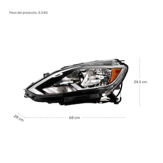 Foto 6 | Faro Sentra Izquierdo Universal Modelo 2017 2018 2019 2020
