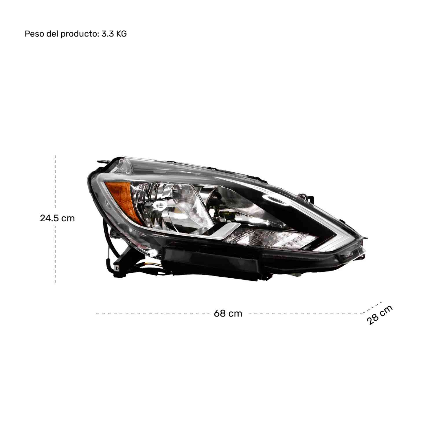 Foto 7 pulgar | Faro Sentra Derecho Universal Modelos 2017 2018 2019 2020