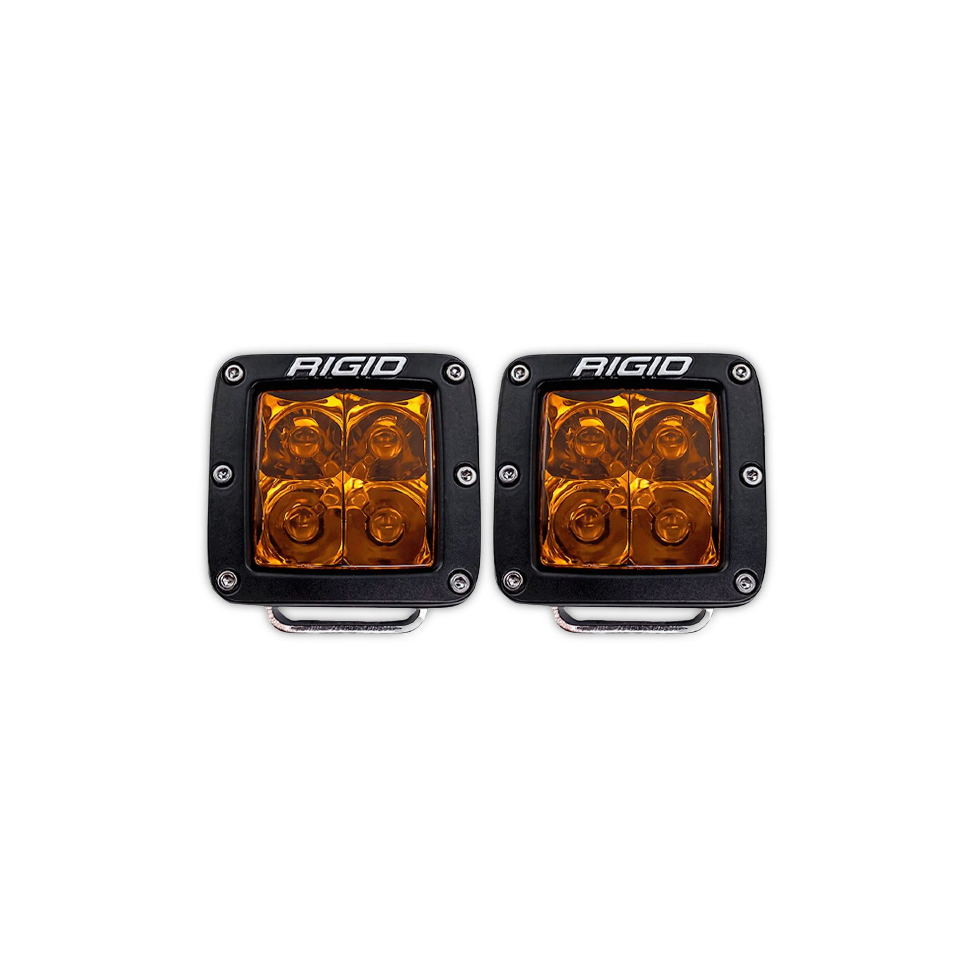 Foto 3 pulgar | Par Faros Rigid D-series Spot Ambar Pro Utv Jeep 4x4 Offroad