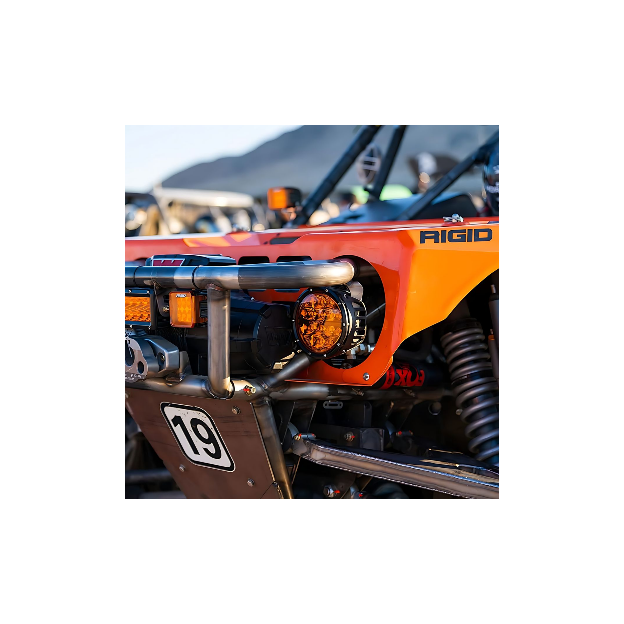 Foto 7 pulgar | Par Faros Rigid D-series Spot Ambar Pro Utv Jeep 4x4 Offroad