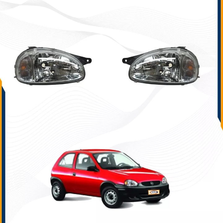 Foto 3 pulgar | Kit Chevrolet Chevy/ Swing/ Joy/ Monza 2001 2002 2003 Faros