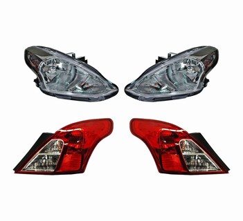 Foto 1 | Faros Versa Con Calaveras 16 -20