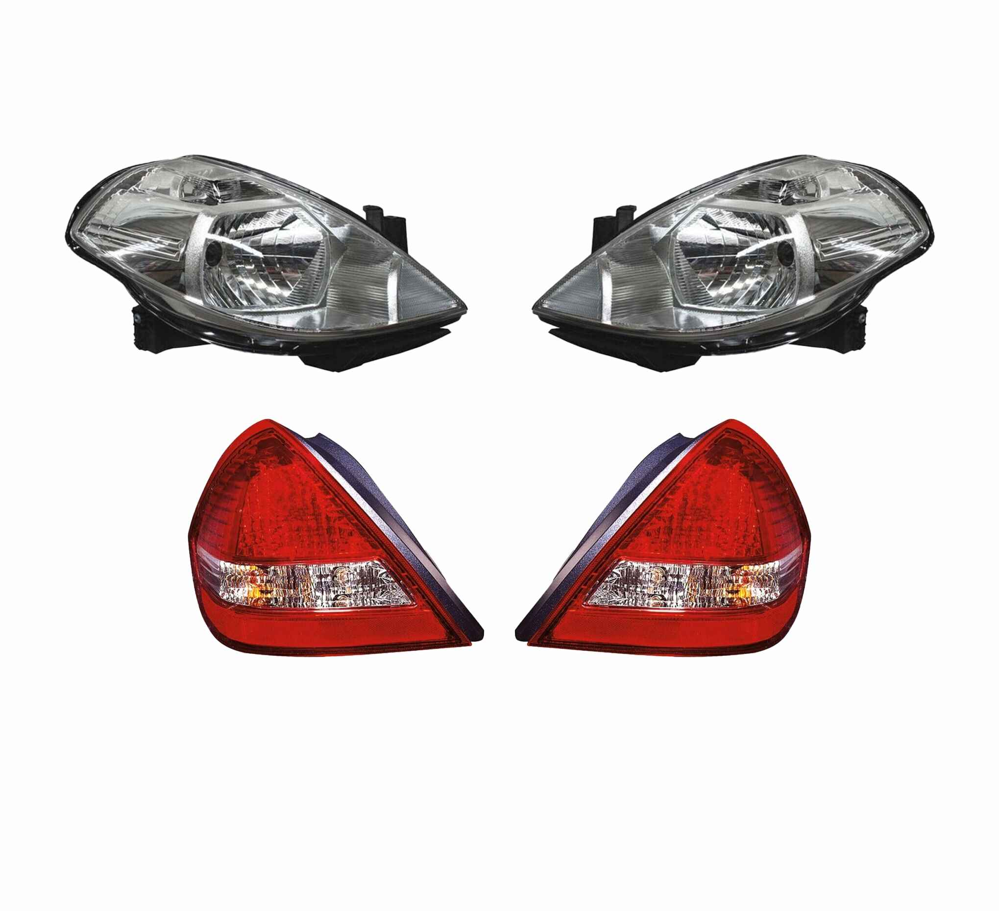 Foto 1 | Faros Tiida Con Calaveras 07-18
