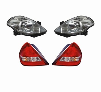 Foto 1 | Faros Tiida Con Calaveras 07-18
