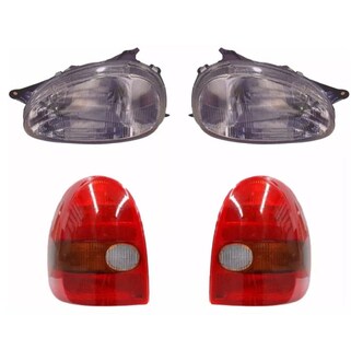Foto 1 | Faros Chevy Rayado 95 96 97 98 99 00 01 02 03 Con Calaveras