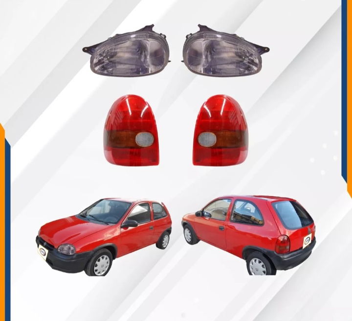 Foto 3 pulgar | Faros Chevy Rayado 95 96 97 98 99 00 01 02 03 Con Calaveras