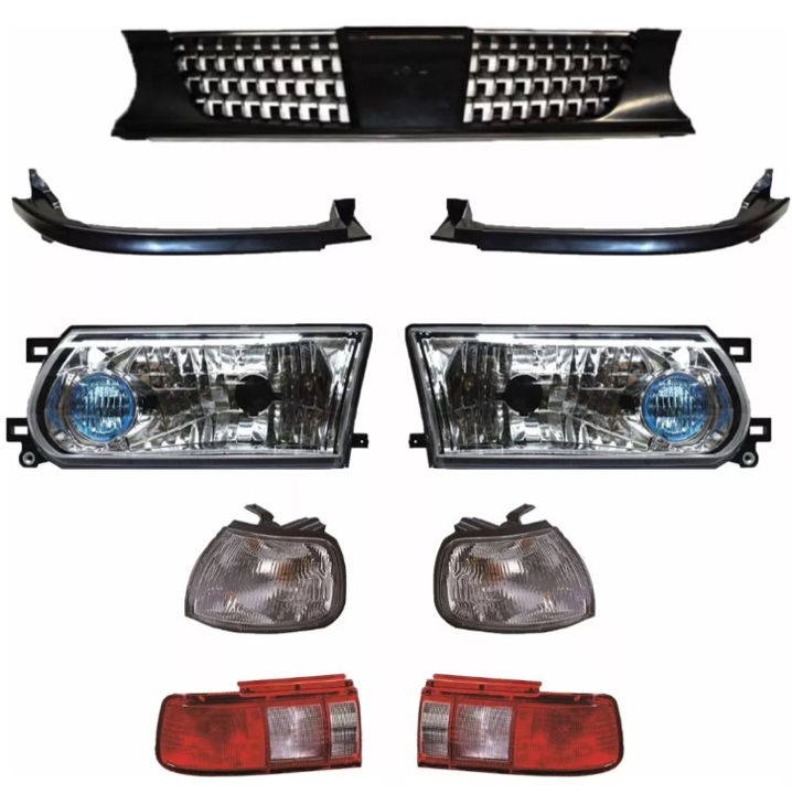 Faros Tsuru 3 Parrilla Calaver Rev Blanca Cuarto Mold 00-17