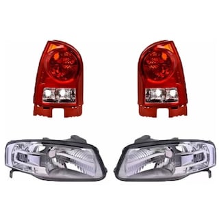 Foto 1 | Faros Pointer Cromados Con Calaveras Rojas 06 07 08 09 10 11