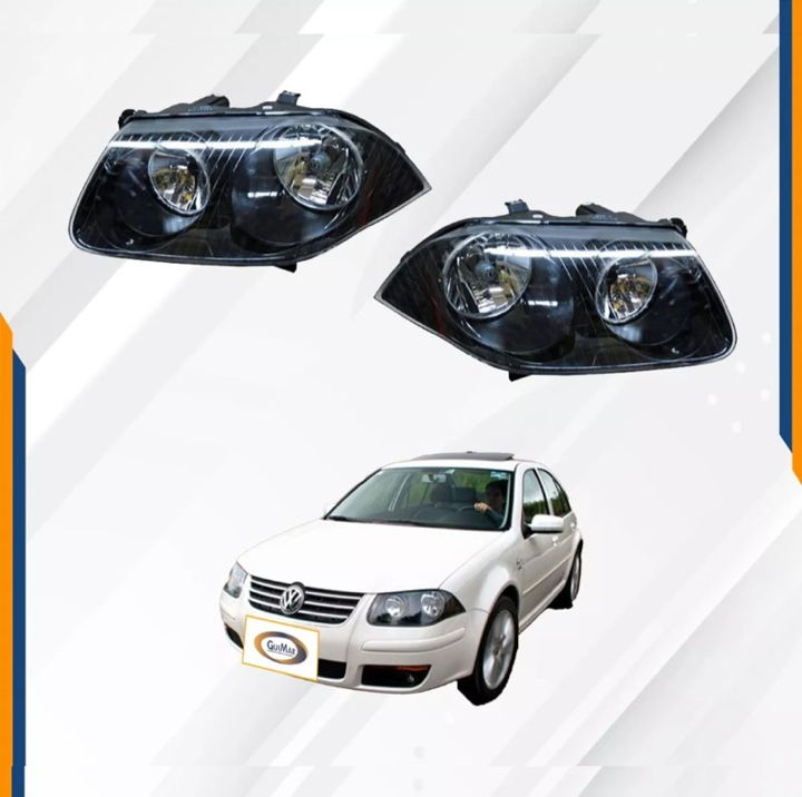 Foto 3 pulgar | Faros Jetta Clasico Negros 08 09 10 11 12 13 14 15
