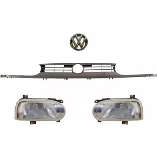 Foto 1 | Faros Golf A3 93 94 95 96 97 98 Con Parrilla Y Emblema