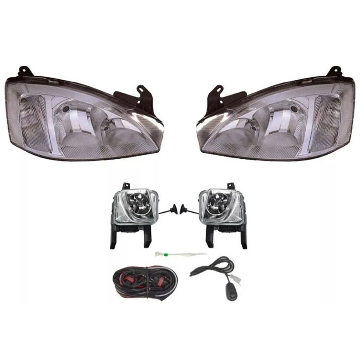 Kit Chevrolet Corsa 03 04 05 06 07 Faros Y Faros De Niebla