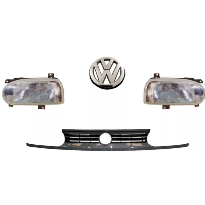 Kit Golf A3 Parrilla  Faros Y Emblema