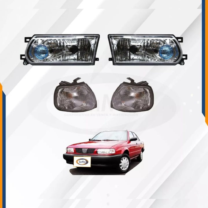 Foto 2 | Faros Bola Azul Tsuru 3 00-15 Con Cuartos