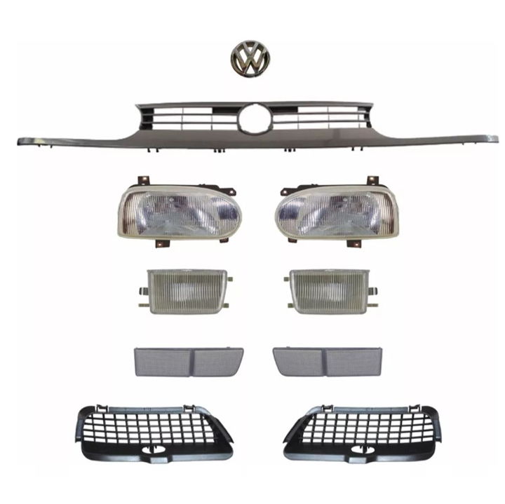 Foto 1 | Faros Golf A3 93-98 Con Parrilla Cuartos Emblema Y Rejillas