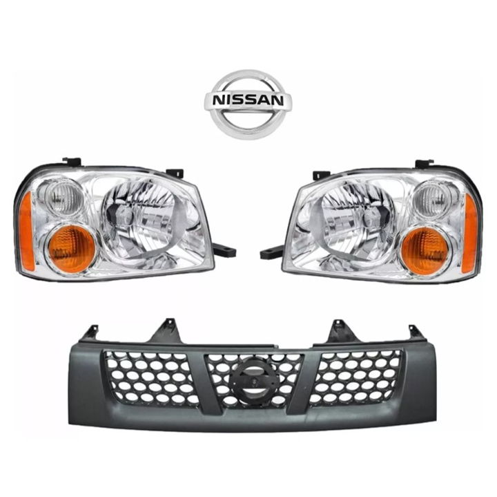 Faros D22-np300 09 - 15 Con Parrilla Y Emblema