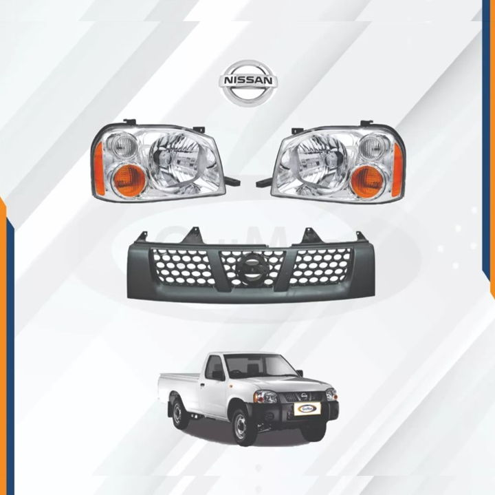 Foto 2 | Faros D22-np300 09 - 15 Con Parrilla Y Emblema