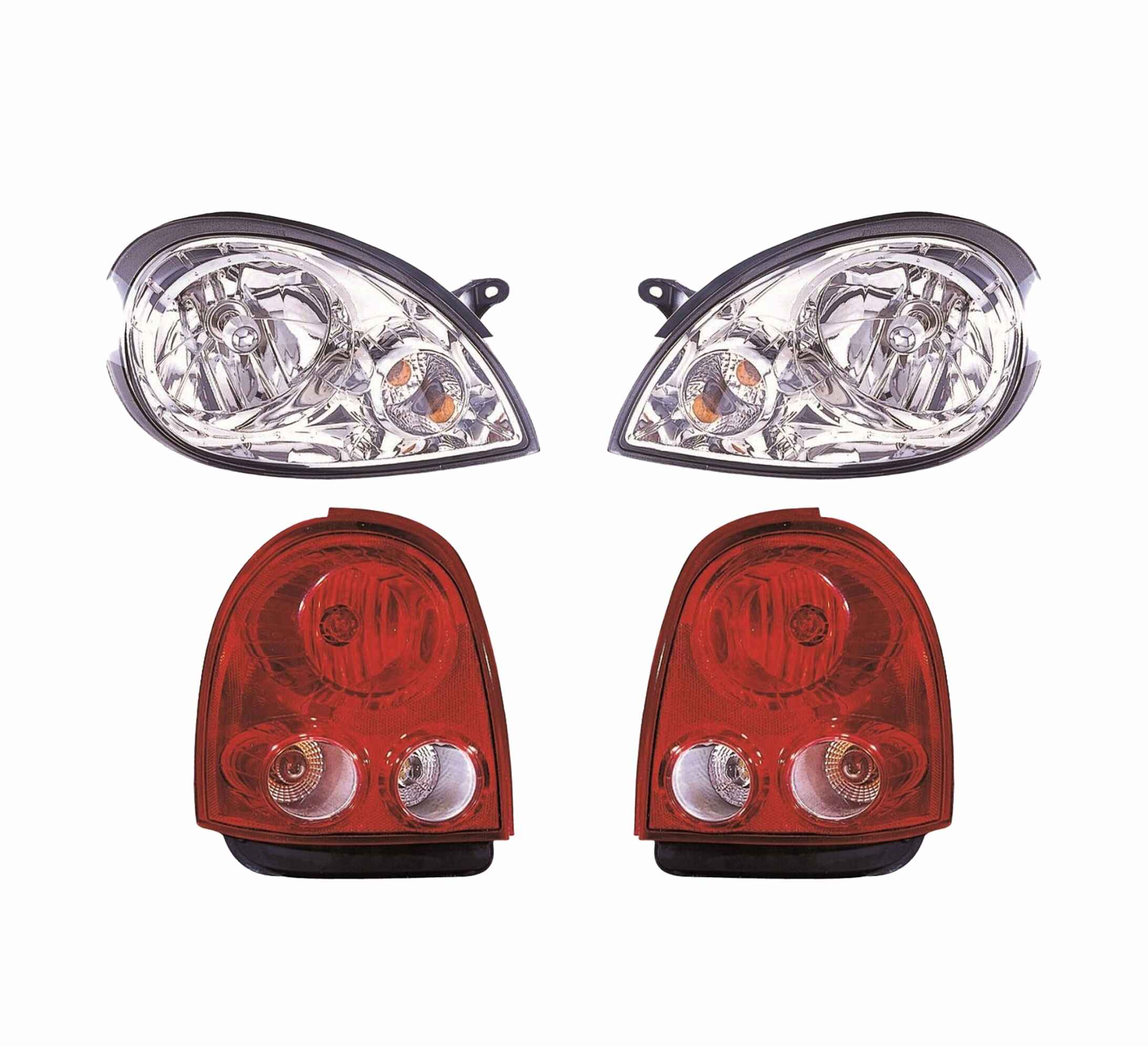 Foto 1 | Faros Chevy C2 3 Pts 04 05 06 07 08 Con Calaveras