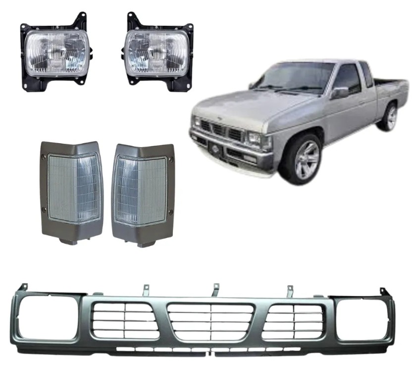Faros  Cuartos Y Parrilla Nissan D21 Gris 94-08