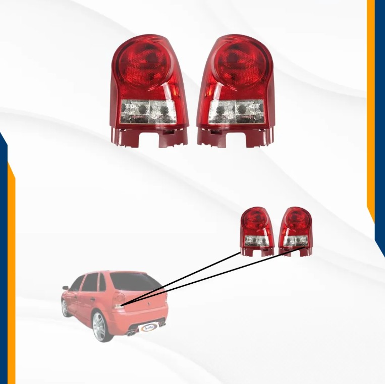 Foto 4 pulgar | Faros Pointer 06 07 08 09 10 11 Con Calaveras Y Espejos