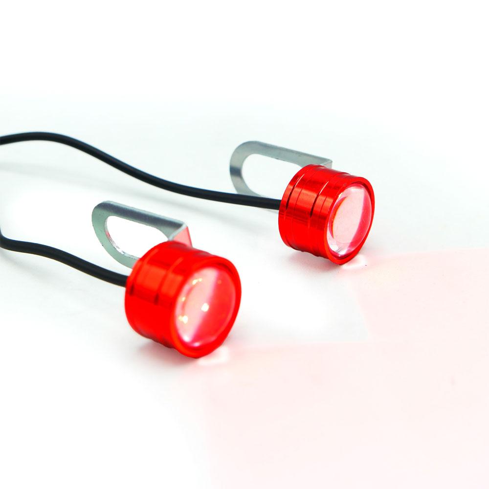 Foto 2 pulgar | Faro Led Para Placa Blanco Doble Salida De Luz Para Motocicleta