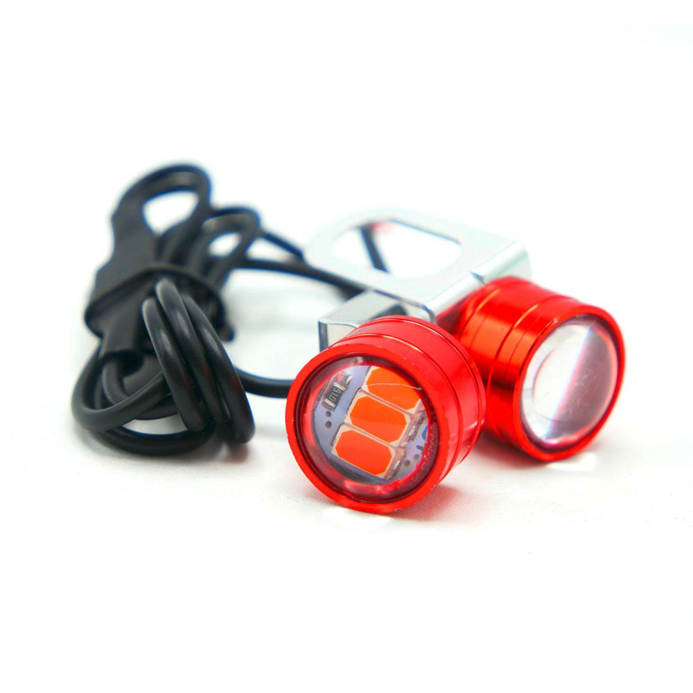 Foto 8 pulgar | Faro Led Para Placa Blanco Doble Salida De Luz Para Motocicleta