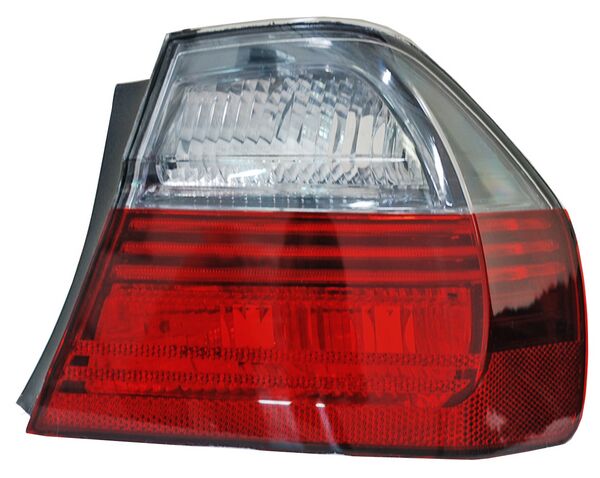 Calavera Bmw Serie 3 2006-2009 Rojo/blanco Exterior Oscura sin Arnés Tyc Copiloto