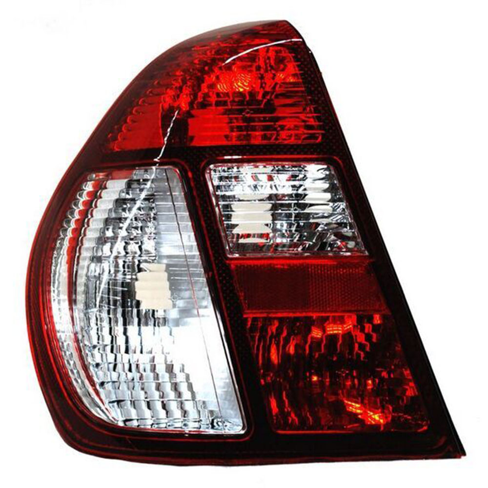 Calavera Automotriz Tyc Platina 2007-2010 Rojo/ Blanco sin Arnés para Piloto