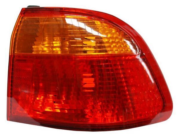 Calavera Automotriz Tyc Civic 1999-2000 4 Puertas Rojo/ Ámbar Exterior sin Arnés para Copiloto