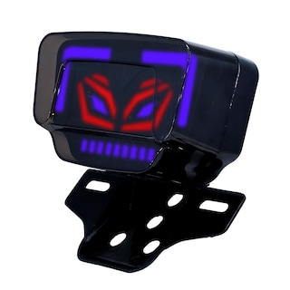 Foto 4 | Calavera Para Moto Rasen Luz De Freno Stop Motocicleta Moto Direccionales