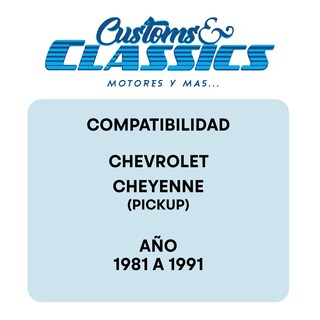 Foto 2 | Calaveras Y Cuartos Compatibles Chevrolet Cheyenne 81 – 91