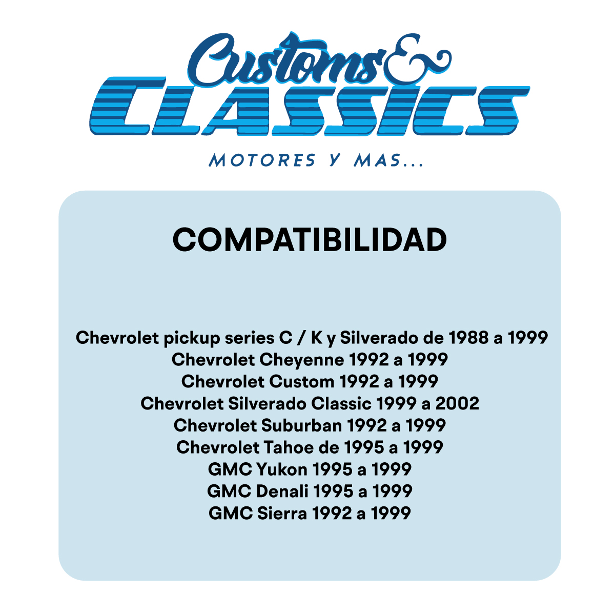 Foto 3 pulgar | Calaveras Traseras Compatibles Con Cheyenne Suburban 92 – 99