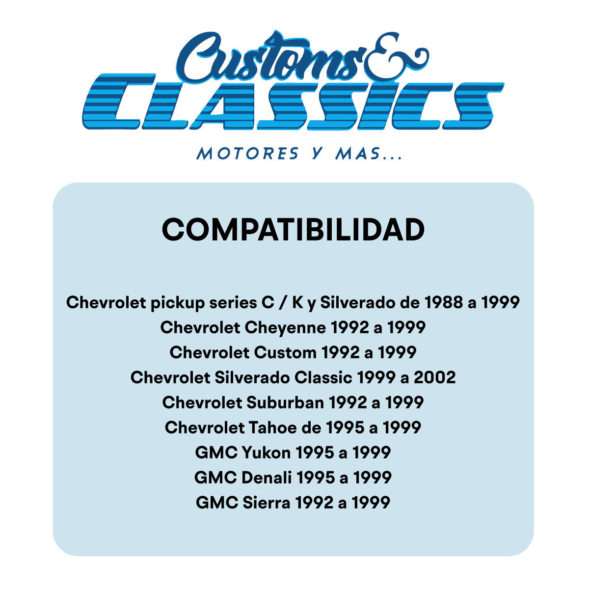 Foto 2 | Calaveras Traseras Compatibles Cheyenne Gmc Sierra 92 A 99