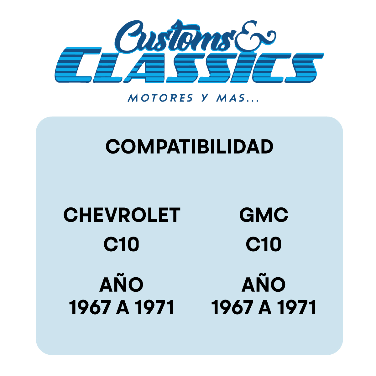 Foto 3 pulgar | Jg Cuartos Y Calaveras Compatible Chevrolet Gmc C10 67 – 71
