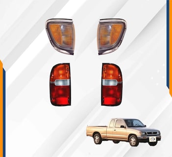 Foto 2 | Calaveras y Cuartos Cromo Tacoma 95 96 97 98 99 00 2wd