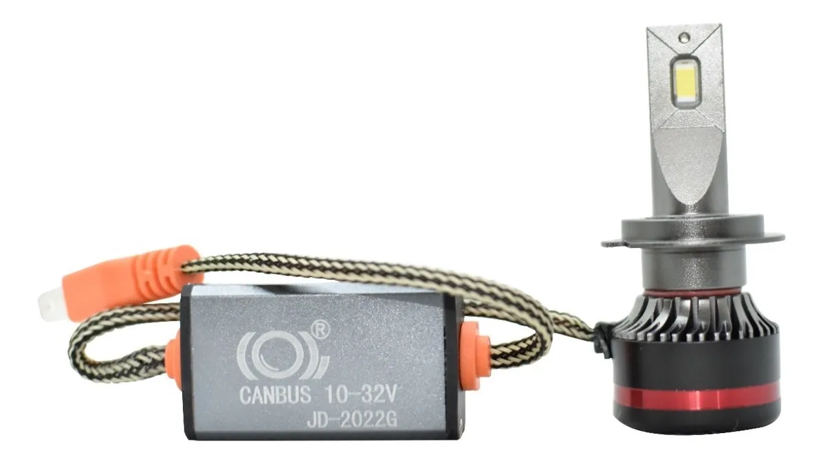 Kit Foco Hid Led IOL CSP Entrada H7 Nitrógeno Con Canbus 200W Luz Blanca Fija