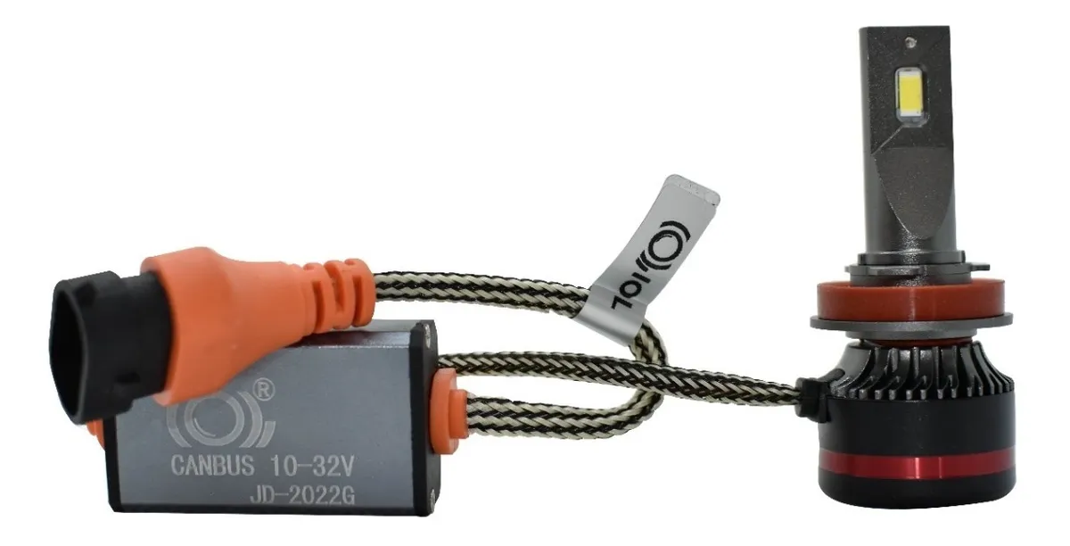 Foto 2 pulgar | Kit Foco Hid Led IOL CSP Entrada H11 Nitrogeno Con Canbus 200 W Luz Blanca Fija