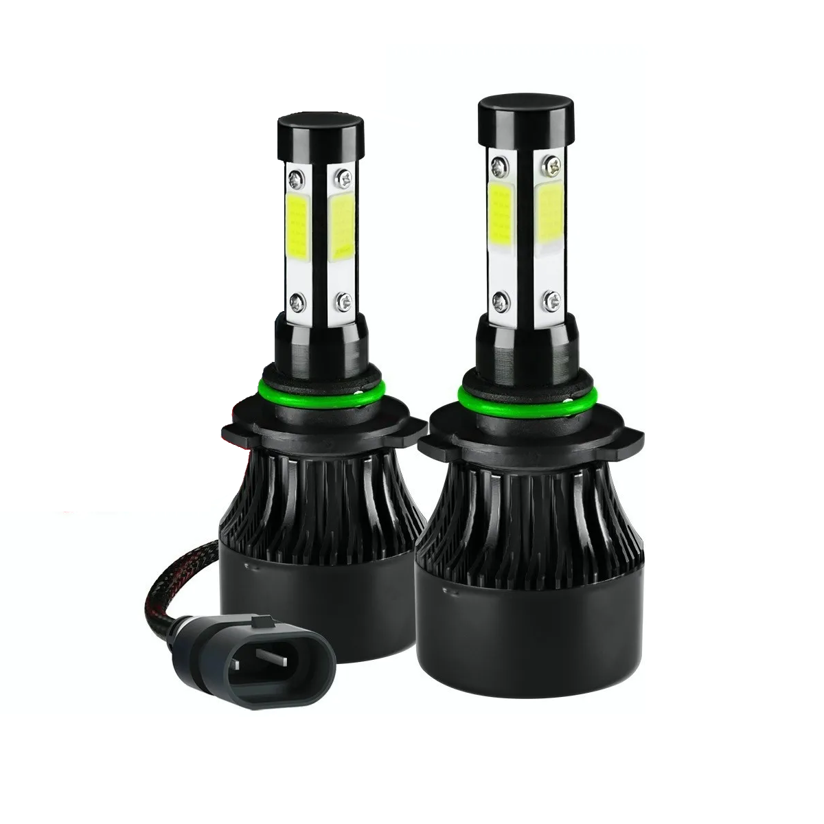 Foto 2 pulgar | Kit de Faros Delanteros Eo Safe Imports ESI-2799 color Negro de 4 Lados LED Rayo Bajo Conector 9006