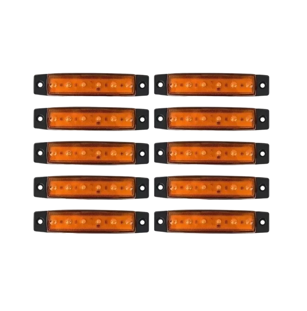 Foto 2 pulgar | Luces LED Laterales Belug para Camión Remolque 10 Piezas Luces Naranja