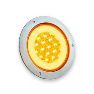 Foto 4 | Plafón 14 LED Redondo Eo Safe Imports Esi-6245 Aro Plasma 4 Funciones 12-24 V Amarillo