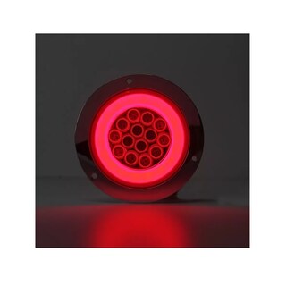 Foto 3 | Plafón 14 LED Redondo Eo Safe Imports Esi-6246 Aro de Plasma 4 Funciones 12-24 V Rojo