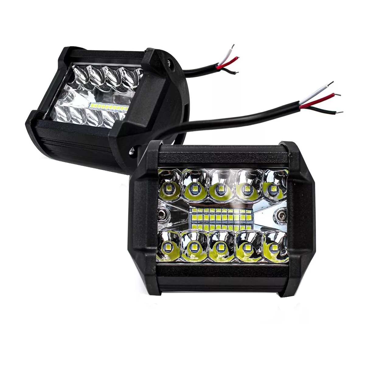 Foto 2 pulgar | Par Faros 20 Led Auxiliar con Estrobo Eo Safe Imports Esi-7478 color Negro