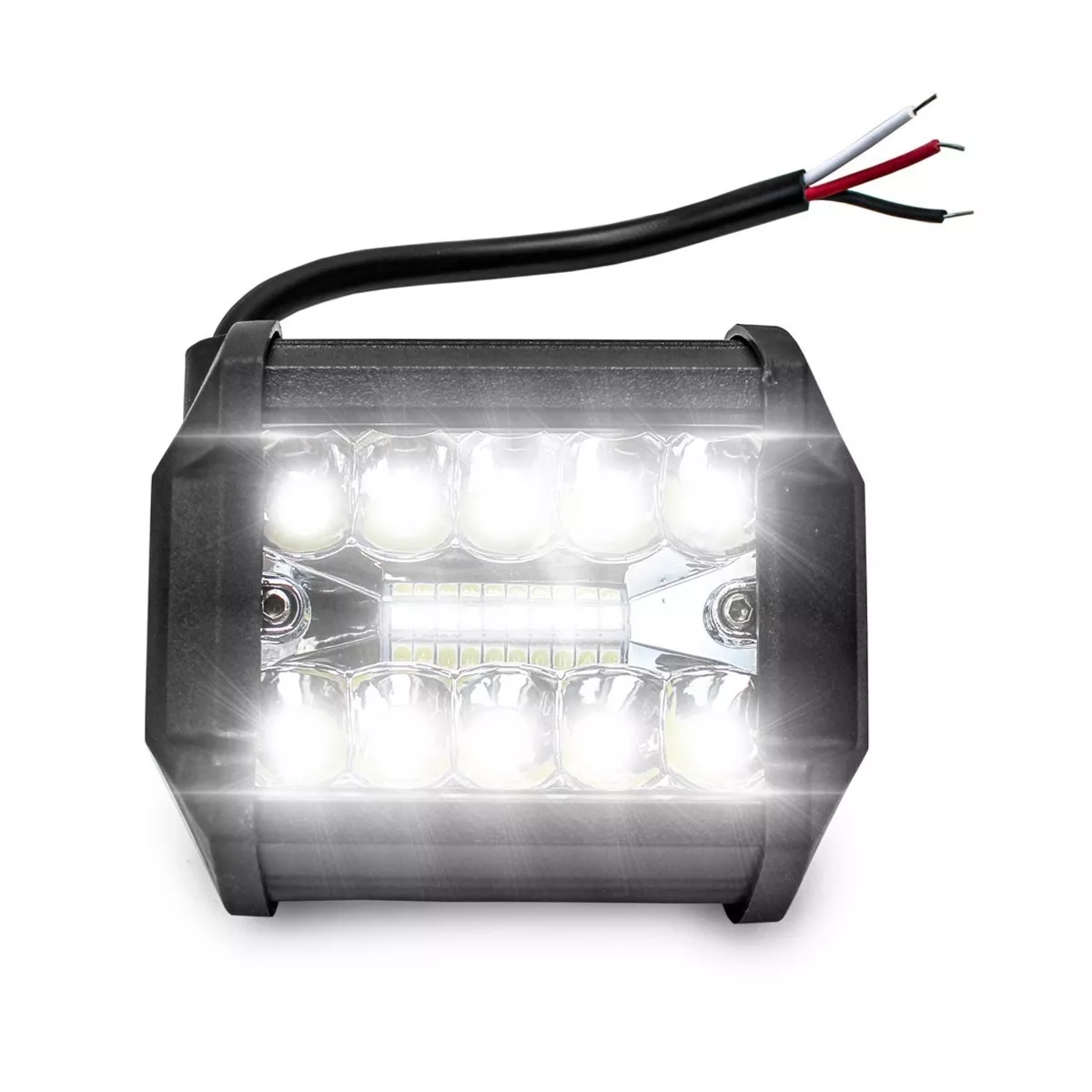 Foto 3 pulgar | Par Faros 20 Led Auxiliar con Estrobo Eo Safe Imports Esi-7478 color Negro