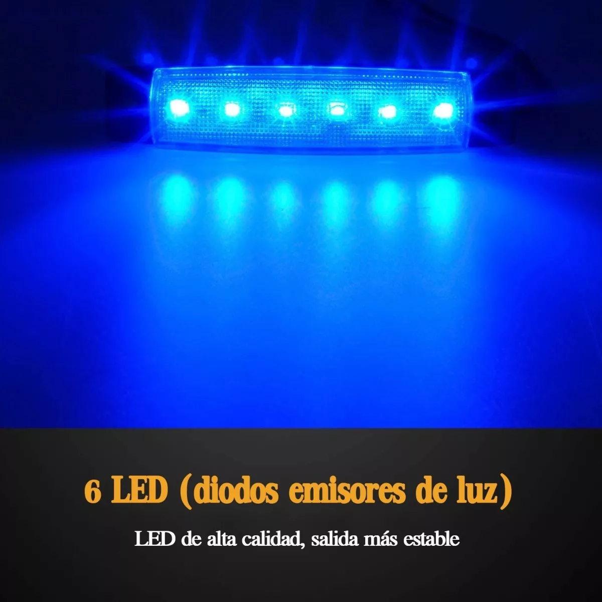 Foto 3 pulgar | Set Luces 12v de Marcador ara Camión Remolque Eo Safe Imports Esi-7488 color Azul 10 Piezas