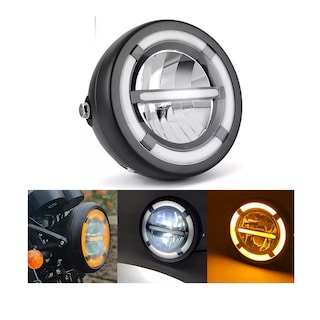 Foto 2 | Faro Led para Motocicleta 6.5 Pulgadas Honda/Yamaha/Suzu Eo Safe Imports Esi-9422 Negro