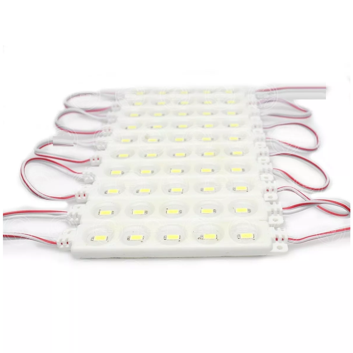 Kit 10 Módulos 5 Led Híper Led  Contra Agua Eo Safe Imports Esi-11250 Blanco